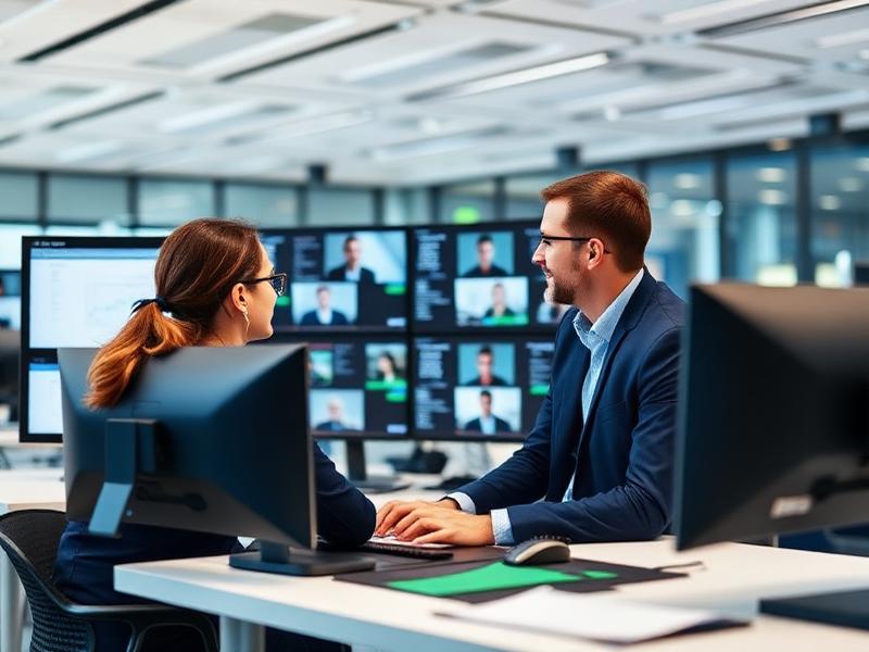 Recruitment process outsourcing team managing candidates