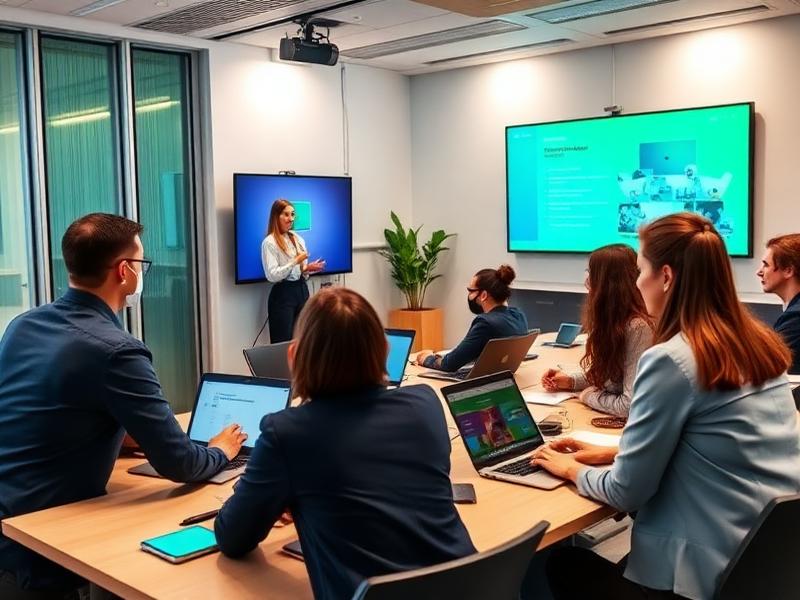 Corporate training and skill development session